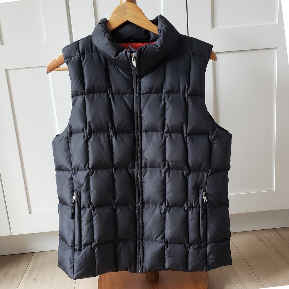Gap Puffer Vest‎ Mens L Black Vintage Quilted Winter Gorpcore 2003